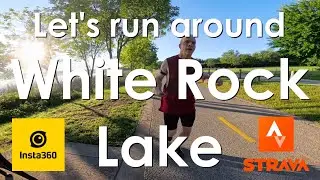 Let's run around White Rock Lake (4k scenic views)