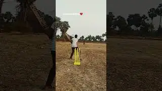 #new Long Pitch shot with reverse sweep shot #bibek on fire shot #full power hiting bating #ytshorts