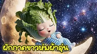 “🥬ผักกาดขาวห่มผ้าอุ่น” | ไม่มีโฆษณา | เสียงเพราะๆ อบอุ่น หลับสบาย เพลงกล่อมเด็ก