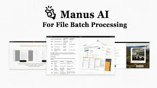 Manus for file processing
