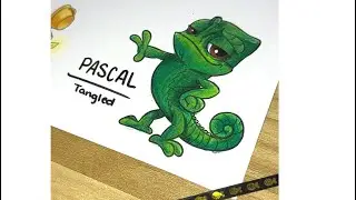 Color with me! Pascal from Tangled