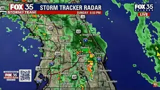 FOX 35 Storm Tracker Radar shows heavy rain producing flash flooding