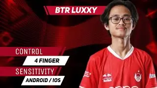BEST SENSITIVITY AND CONTROL BTR LUXXY 4 FINGER CLAW SETTINGS !! PUBG MOBILE 1.9.0