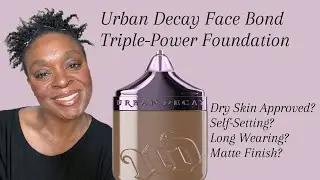 Urban Decay Face Bond Triple-Power Foundation | Shade 28 Full Day Wear Test #makeup #beauty #gifted