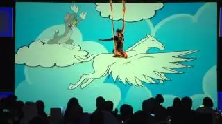Cartoon Network Dubai Performance of Aerial Animation