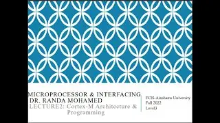 Lecture 2 in microprocessor and interfacing part1