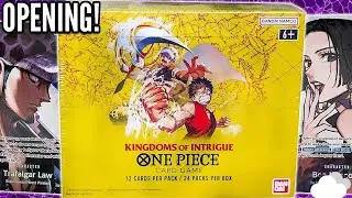 ONE PIECE [OP-04] KINGDOM OF INTRIGUE - BOOSTER BOX OPENING !