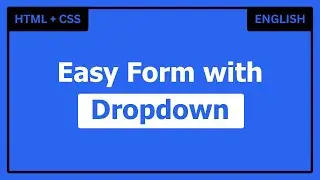 Build a Simple HTML Form with CSS Styling and a Dropdown Field