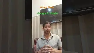 Google AI Studio &mdash; The Future of Artificial Intelligence. #GoogleAIStudio#AIAurHum#GeminiAI#AITools