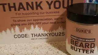 BEARD MAIL Dukes Honey,Coco,Mango butter