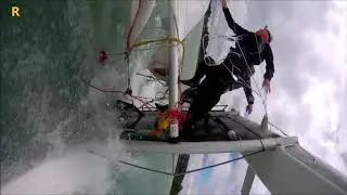 2020 06 21 A katamaran (Nacra 5.2) fejre &aacute;ll