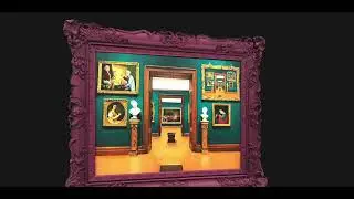 1. Zo&euml; Moss | 'Look Mum, My Painting Got Into the National Portrait Gallery!' | 3D & AR
