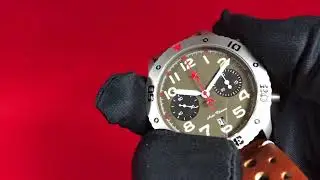 Red Star automatic chronograph / Roter Stern Automatik Chronograph 7767G-B