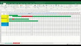 Hotel Reservation Template Excel. Room Bookings Calendar. Шахматка для гостиницы в Excel.
