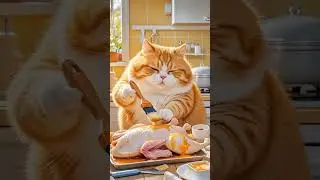 Cat cooking duck #oldies
