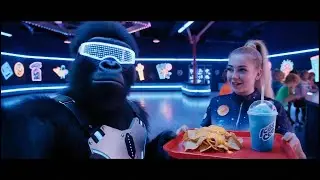 Cyberpunk gorillas warp to the 90s and vlog a wild night skating at a local roller rink @hoordvision