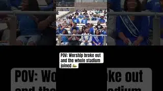 Game day hits different when Jesus is on the field too! #shorts #hbcu  #hallelujahchallenge