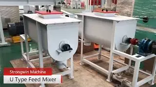 U-type feed powder mixer machine for small farms   Email: toppelletmachine@gmail.com