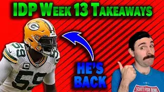 Top 5 IDP Fantasy Football Takeaways from NFL Week 13