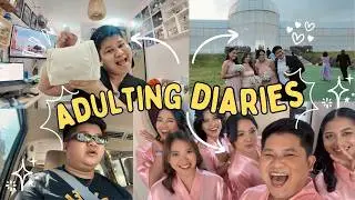 adulting diaries ep 1 | tagaytay wedding, being a bridesmaid, & what's in my makeup/skincare bag