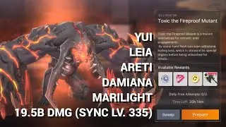 19.5B DMG (Sync Lv. 335) with Yui, Guild OC Toxic Fireproof Mutant - Starseed Asnia Trigger