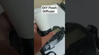 DIY Flash Diffuser for your built in flash camera #nikon #nikond300s #dslr #photography