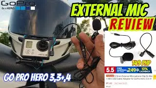 🔹️EXTERNAL MIC FOR GOPRO HERO 3 3+ 4 HONEST REVIEW/revmotoroad
