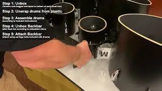 Yamaha Drums with Pearl Airframes (Sextet Version)