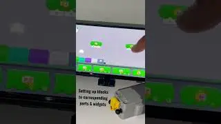 Setting up blocks to corresponding ports & widgets (LEGO POWERED UP)