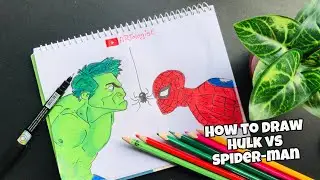 Draw Hulk vs Spider-man| Easy for beginners| Step by Step video|ARTologist🇧🇩✏️|