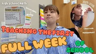 Chaotic Week in the Life of a Teacher // high school math teacher in tx