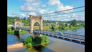 Bridge @ Langeais, France in 4k
