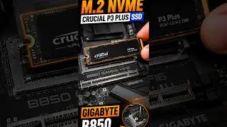 installing an M.2 NVME crucial P3 plus SSD in a Gigabyte B850 Gaming WiFi 6 #gigabyte #pcgaming #pc