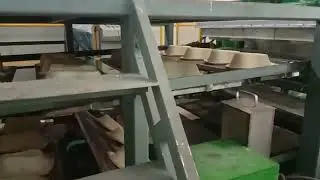 eco friendly 4X4 egg tray machine making kidney trays 3000 pcs/hr with waste paper