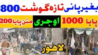 Fresh Beef and Mutton Meat Market in Lahore | Shahdara meat Market Lahore | Lahori Life