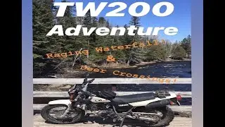 TW200 Adventure | Raging Waterfall & Deer Crossings