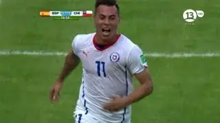 CHILE 2 Espa&ntilde;a 0 MUNDIAL BRASIL 2014