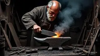 Who Forged It Better? Knife Making Challenge Begins! 🔥🔪 #Knife #forging   