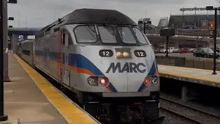 MARC Camden Line Train P853 At Camden Station
