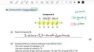 Haloalkanes exam question walkthrough (incl. nucleophilic substitution and elimination) AQA