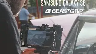 Samsung Galaxy with Beastgrip Pro Series 0.75x Wide Angle Lens