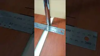 Отличный трюк с напольным покрытием! Как вырезать отверстие для трубы в ламинате #diy #flooding