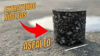 🚧 PROCESO DE EXTRACCIÓN DE NUCLEOS EN PAVIMENTOS ASFALTICOS 🏗️