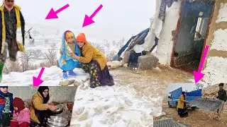 A Nomadic Mother&rsquo;s Brave Fight Against the Blizzard | Protecting Her Child in the Mountains