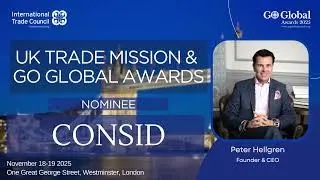 CONSID Nominated for the 2025 Go Global Awards