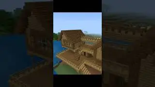 Minecraft wooden house 🏠#shorts