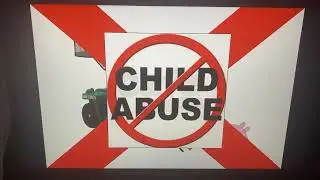 Anti Child Abuse Interupts Hate Art Of Peppa Pig.