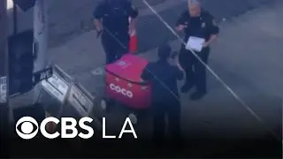 LAFD ambulance collides with food-delivery robot
