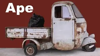 Vintage abandoned #Ape - uralte verlassene #Piaggio Ape - Italia Italy Italien
