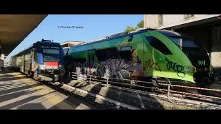 Trenitalia - Ozieri-Chilivani: partenze di MD059, MD104 e ATR220.Tr045